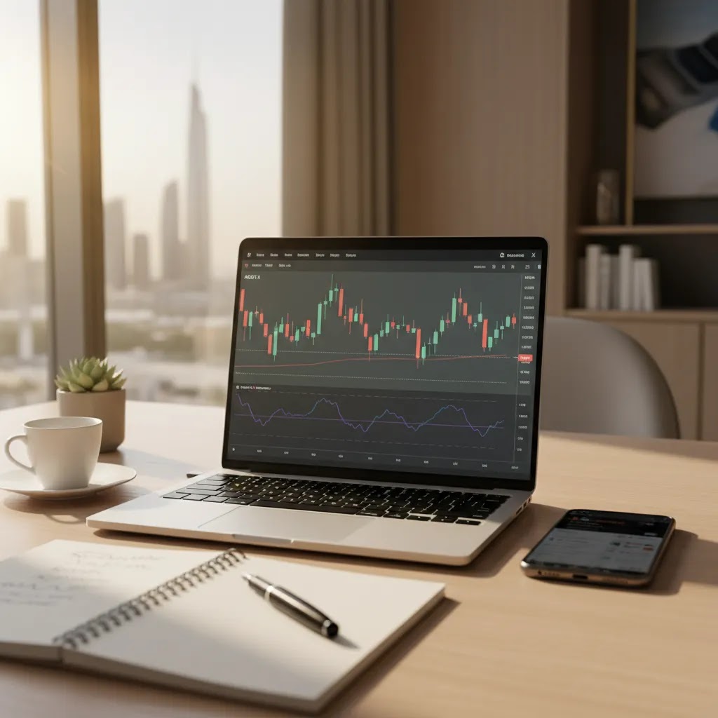 Binary options technical analysis setup for beginners with clean chart tools and simple indicators