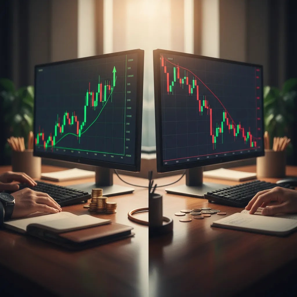 Can you really make money with binary options illustration showing profit and loss outcomes in a fixed-risk trading setup