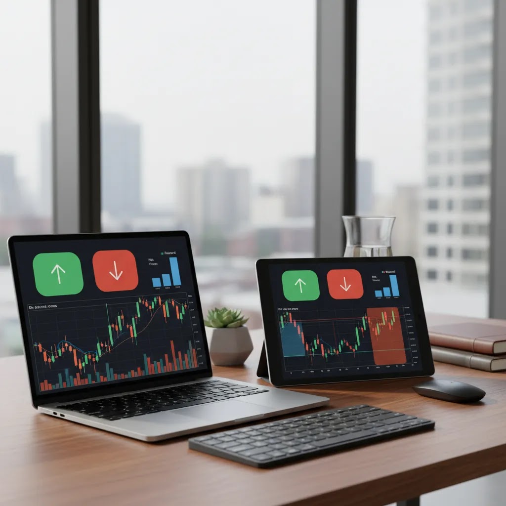 Oil binary options payout and trade mechanics visual for binary trading strategy for oil